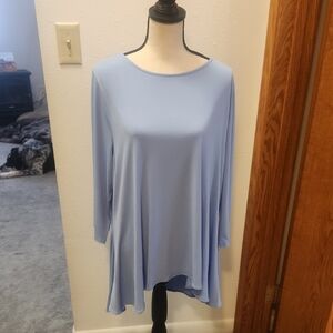 Alfani Light Blue Women's Tunic Top